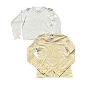 Sweater Lot Of Two Womens Medium Pullovers Sag Harbor And Jones New York Sport